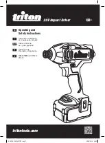 Preview for 2 page of Triton T20ID Operating And Safety Instructions Manual