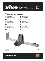 Triton T6 PHJ Operating/Safety Instructions Manual preview