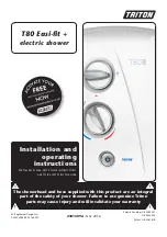 Triton T80 Easi-fit Installation And Operating Instructions Manual preview