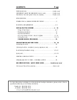 Preview for 3 page of Triton T80Z SLIMLINE Installation And Operating Instructions Manual