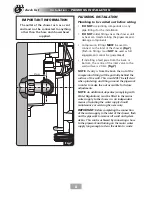 Preview for 10 page of Triton T80Z SLIMLINE Installation And Operating Instructions Manual