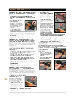 Preview for 39 page of Triton TA 1200BS Operating And Safety Instructions Manual