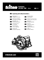 Preview for 2 page of Triton ta235csl Operating And Safety Instructions Manual