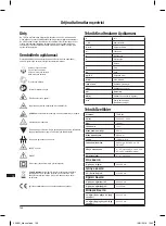 Preview for 106 page of Triton TCMS255 Operating/Safety Instructions Manual