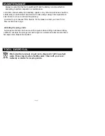 Preview for 15 page of Triton TDA100 Operating/Safety Instructions Manual