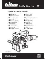 Triton TDJ 600 Operating And Safety Instructions Manual предпросмотр