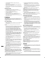 Preview for 26 page of Triton TDJ 600 Operating And Safety Instructions Manual