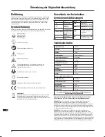 Preview for 22 page of Triton TROS125 Operating/Safety Instructions Manual