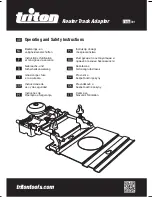 Preview for 2 page of Triton TRTA001 Operating And Safety Instructions Manual