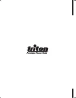 Preview for 33 page of Triton TRTA001 Operating And Safety Instructions Manual