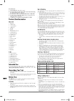 Preview for 8 page of Triton TSPS370 Operating/Safety Instructions Manual