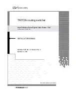 Preview for 1 page of Triton TTN-HDS-1602 Installation Manual