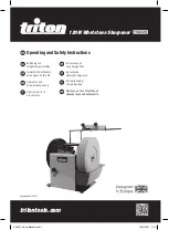 Preview for 1 page of Triton TWSS10 Operating And Safety Instructions Manual