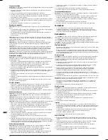 Предварительный просмотр 60 страницы Triton TWX7CS001 Operating And Safety Instructions Manual