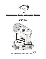 Preview for 1 page of Triton V575W User Manual