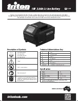 Triton XT3AHB User Manual preview