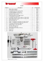 Предварительный просмотр 2 страницы Triumf 24952 Manual