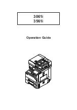 Triumph Adler 3061i Operation Manual preview