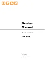 Предварительный просмотр 1 страницы Triumph Adler DF 470 Service Manual