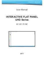 TRIUMPH BOARD 55" Interactive Flat Panel User Manual preview