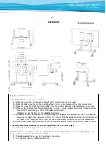 Предварительный просмотр 11 страницы TRIUMPH BOARD Mobile Stand with Electric Lift for IFP Use And Instalation Manual