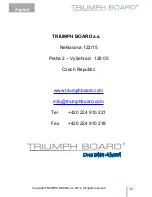 Preview for 12 page of TRIUMPH BOARD RF40 User Manual