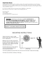 Предварительный просмотр 2 страницы Triumph Sports USA 20-1002 Mounting Instructions