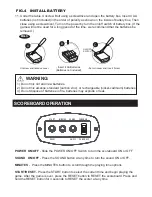 Preview for 7 page of Triumph Sports USA 45-6 808GR Instruction Manual