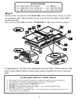 Предварительный просмотр 8 страницы Triumph Sports USA 45-6840 Instruction Manual