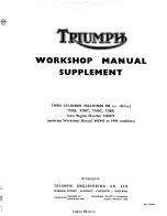 Предварительный просмотр 3 страницы Triumph 350 c.c. Workshop Manual