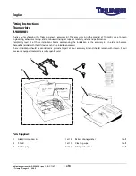 Triumph A9808081 Fitting Instructions Manual предпросмотр