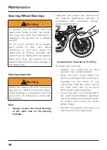 Предварительный просмотр 98 страницы Triumph Bonneville Bobber 2018 Owner'S Handbook Manual