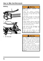 Предварительный просмотр 84 страницы Triumph Bonneville T100 2018 Owner'S Handbook Manual