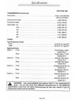 Preview for 87 page of Triumph Daytona 600 Owner'S Handbook Manual