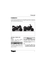 Preview for 1 page of Triumph Daytrona 675 Manual