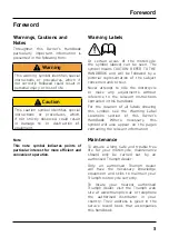 Preview for 3 page of Triumph Speed Triple 1200 RS Owner'S Handbook Manual