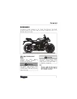 Triumph STREET TRIPLE Owner'S Handbook Manual предпросмотр