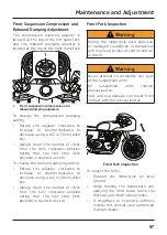 Предварительный просмотр 97 страницы Triumph Thruxton TFC 2019 Owner'S Handbook Manual