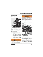 Предварительный просмотр 95 страницы Triumph Thunderbird Commander Owner'S Handbook Manual