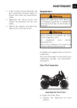 Предварительный просмотр 141 страницы Triumph Tiger 1200 GT 2021 Owner'S Handbook Manual