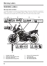 Предварительный просмотр 14 страницы Triumph Tiger 800 XCA 2007 Owner'S Handbook Manual