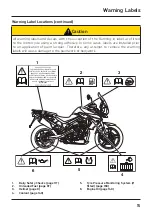 Предварительный просмотр 15 страницы Triumph Tiger 800 XCA 2007 Owner'S Handbook Manual