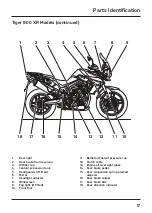 Предварительный просмотр 17 страницы Triumph Tiger 800 XCA 2007 Owner'S Handbook Manual