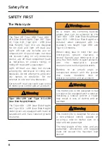 Preview for 6 page of Triumph Tiger XC Owner'S Handbook Manual