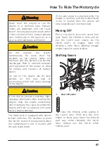 Preview for 97 page of Triumph Tiger XC Owner'S Handbook Manual