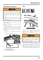 Preview for 137 page of Triumph Tiger XC Owner'S Handbook Manual