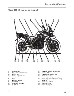 Предварительный просмотр 19 страницы Triumph Tiger XCA Owner'S Handbook Manual