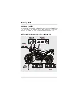 Предварительный просмотр 14 страницы Triumph Tiger XCX Owner'S Handbook Manual