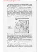 Предварительный просмотр 20 страницы Triumph Tigress 1964 Instruction Manual