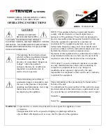 TRIVIEW TFD-S36FI12IR Operating Instructions preview